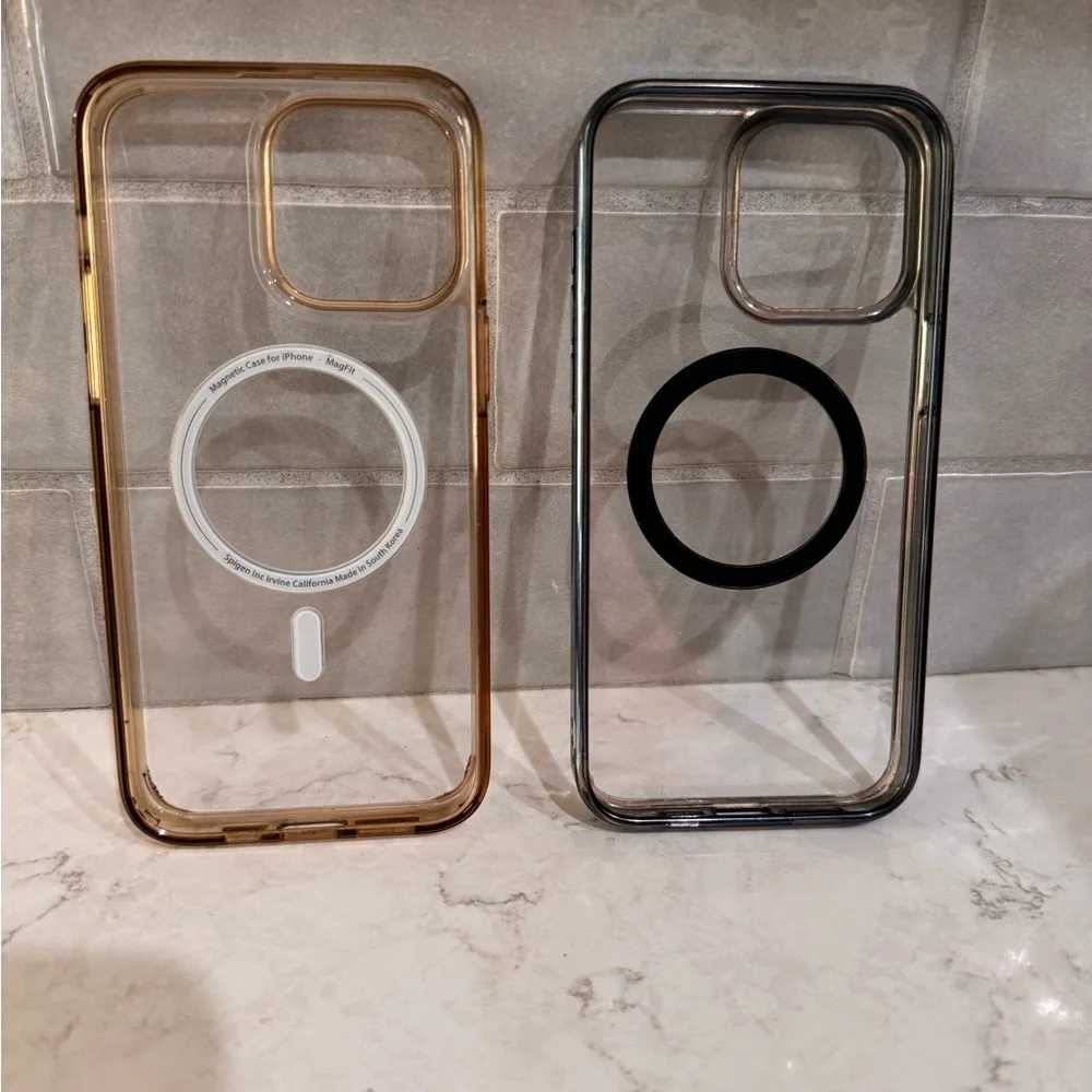 2 MagSafe iPhone 15 Pro Max Cases Magnetic Phone Cover 6.7 inch
